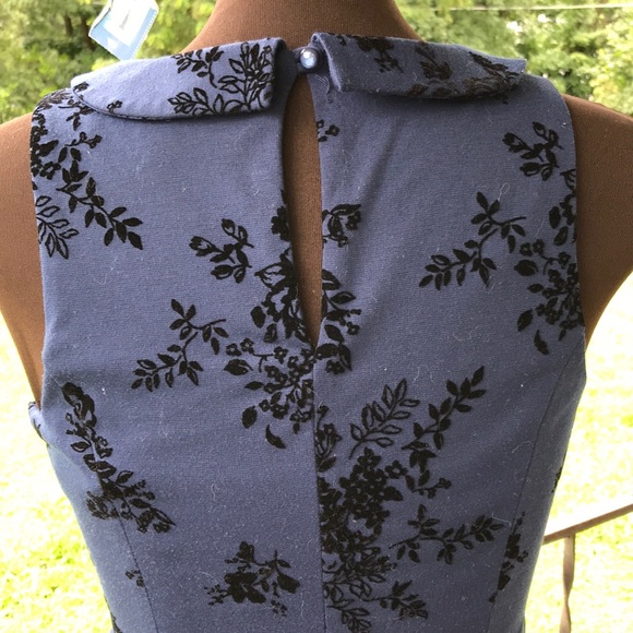 Lauren Conrad 🌹 dress velour Raised appliqué. - Picture 8 of 8